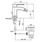 RUBINETTERIA PAFFONI, Level, Miscelatore bidet tradizionale 