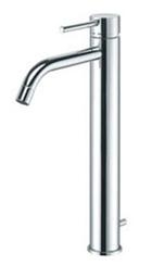 RUBINETTERIA PAFFONI, Light, Miscelatore lavabo con canna tonda curva prolungato
