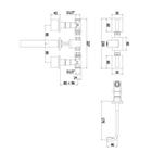 RUBINETTERIA PAFFONI, Level, Batteria lavabo incasso a 3 fori