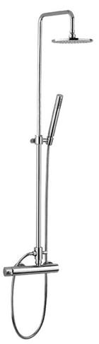 RUBINETTERIA PAFFONI, EASY PLUS , colonna doccia regolabile con deviatore e set doccia e miscelatore