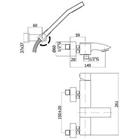 RUBINETTERIA PAFFONI, Level, Miscelatore vasca con set doccia completo