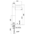 RUBINETTERIA PAFFONI, Stick, Miscelatore lavabo con prolunga
