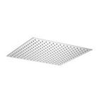 RUBINETTERIA PAFFONI,ORIGINAL,Soffione doccia in metallo quadrato ultrapiatto non ispezionabile 