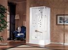 SAMO, Poliplanet, Cabina doccia rettangolare versione accessoriata con solo idromassaggio a 6 bocchette